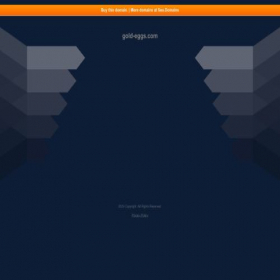 Скриншот главной страницы сайта gold-eggs.com