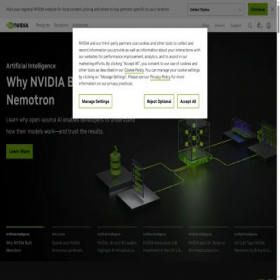 Скриншот главной страницы сайта nvidia.ru