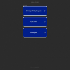 Скриншот главной страницы сайта pro100.im