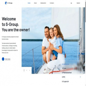 Скриншот главной страницы сайта s-group.io