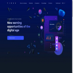 Скриншот главной страницы сайта tirus.ltd